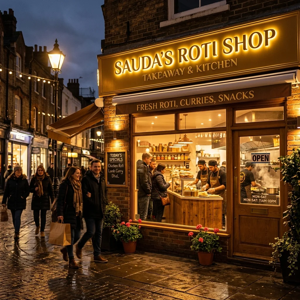 Sauda's Roti Shop Storefront